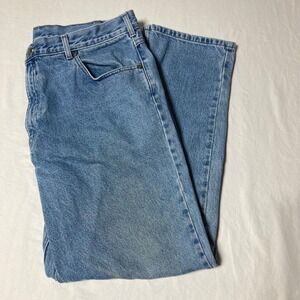 Carhartt Mens‎ B18 STW Denim Jeans Blue Straight Traditional Fit 40 x 30